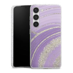 Silicone Glitter Case silver glitter