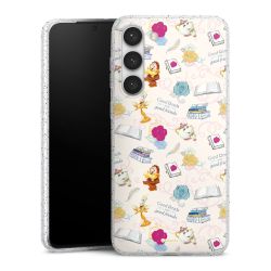 Silicone Glitter Case silver glitter