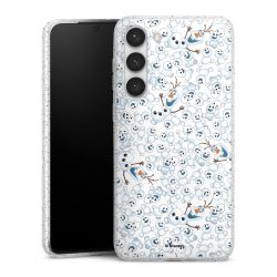 Silicone Glitter Case silver glitter