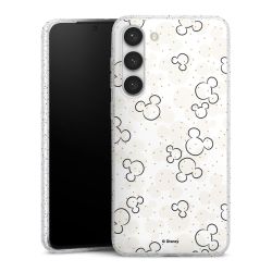 Silicone Glitter Case silver glitter