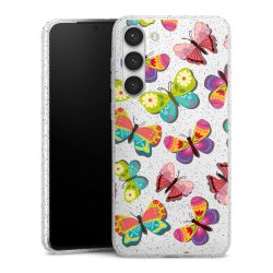 Silicone Glitter Case silver glitter