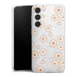 Silicone Glitter Case silver glitter