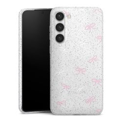 Silicone Glitter Case silver glitter