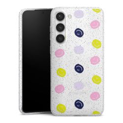 Silicone Glitter Case silver glitter