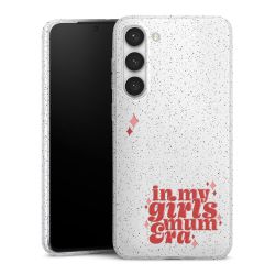 Silicone Glitter Case silver glitter