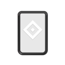 Kartenhalter mit MagSafe schwarz