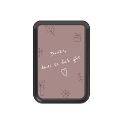 Kartenhalter mit MagSafe schwarz