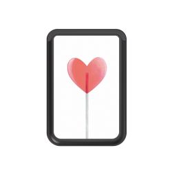 Kartenhalter mit MagSafe schwarz