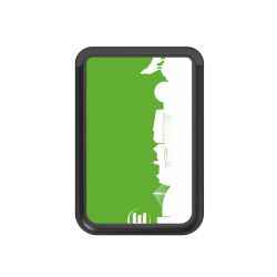 Kartenhalter mit MagSafe schwarz