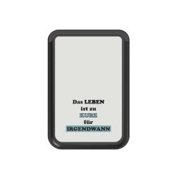 Kartenhalter mit MagSafe schwarz