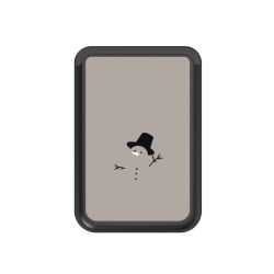 Kartenhalter mit MagSafe schwarz