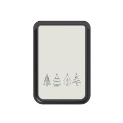 Kartenhalter mit MagSafe schwarz