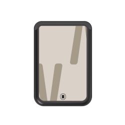 Kartenhalter mit MagSafe schwarz