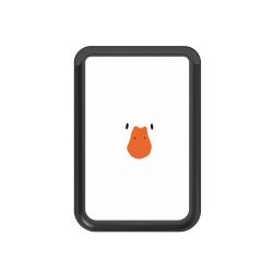 Kartenhalter mit MagSafe schwarz