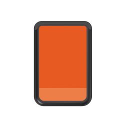 Kartenhalter mit MagSafe schwarz