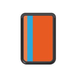 Kartenhalter mit MagSafe schwarz