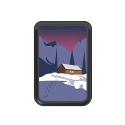 Kartenhalter mit MagSafe schwarz