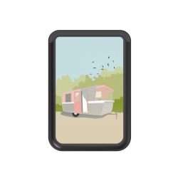 Kartenhalter mit MagSafe schwarz