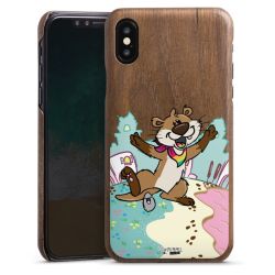 Holz Slim Case Walnuss