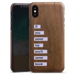 Holz Slim Case Walnuss