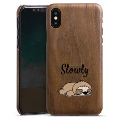 Holz Slim Case Walnuss