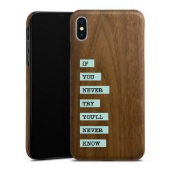 Holz Slim Case Walnuss