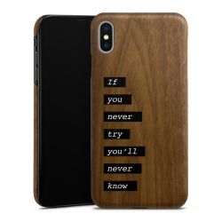 Holz Slim Case Walnuss