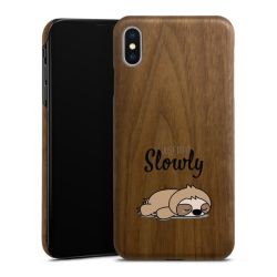 Holz Slim Case Walnuss