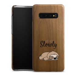 Holz Slim Case Walnuss