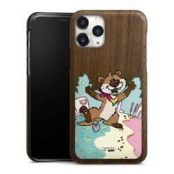 Holz Slim Case Walnuss