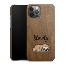Wooden Slim Case walnut