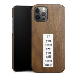 Wooden Slim Case walnut