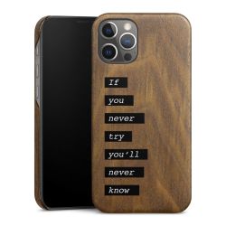 Holz Slim Case Walnuss