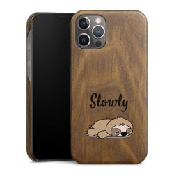 Holz Slim Case Walnuss