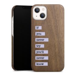 Wooden Slim Case walnut