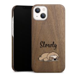 Holz Slim Case Walnuss