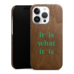 Wooden Slim Case walnut