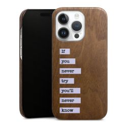 Wooden Slim Case walnut