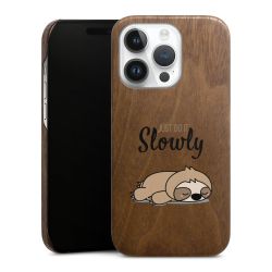 Holz Slim Case Walnuss