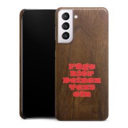 Holz Slim Case Walnuss