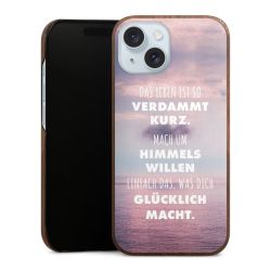 Holz Slim Case Walnuss