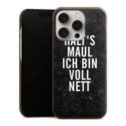 Holz Slim Case Walnuss