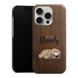 Holz Slim Case Walnuss