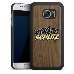 Holz Hard Case Walnuss