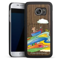 Holz Hard Case Walnuss