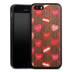 Holz Hard Case Walnuss