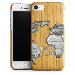 Wooden Slim Case white-oak