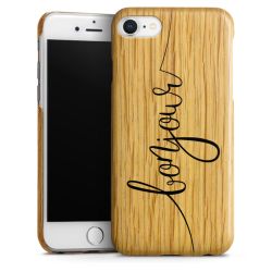 Wooden Slim Case white-oak