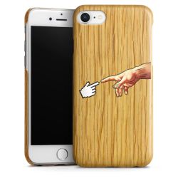 Wooden Slim Case white-oak