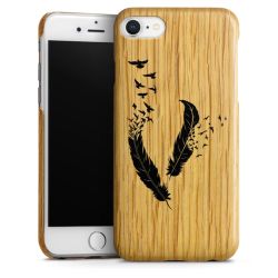 Wooden Slim Case white-oak